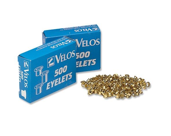 Rexel 3.2mm 500 Brass Eyelets