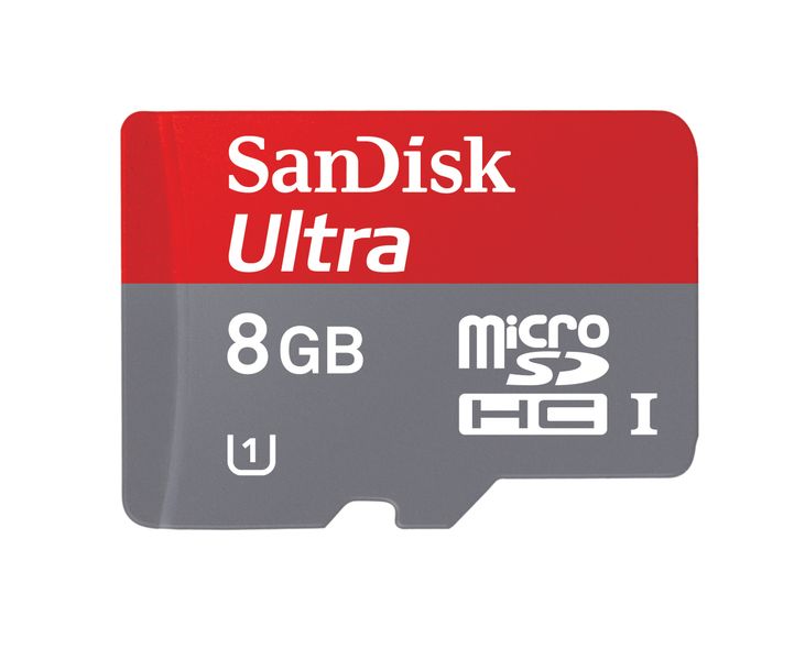 SanDisk 8GB Ultra Micro SD &amp; Adapter