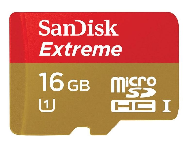 SanDisk 16GB Extreme Class 10 UHS-l Micro SD Card