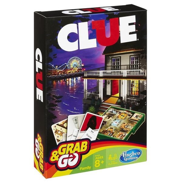 Grab &amp; Go Clue Board Game