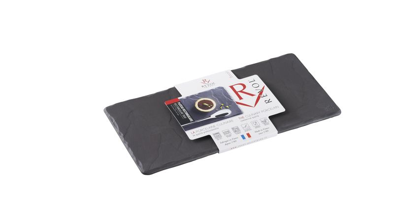 Revol Basalt 25x12cm Rectangle Plate - 6 Pack