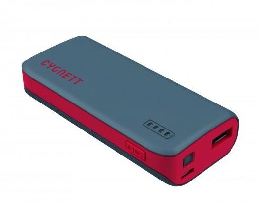 Cygnett Sport 4400mAh 1Amp Powerbank - Gray and Red