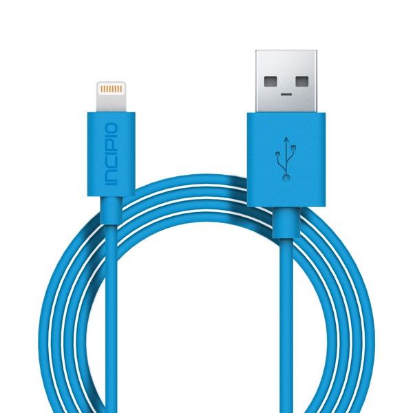 Incipio Lightning 1m Charge and Sync Cable - Cyan