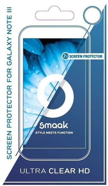 Smaak Ultra Clear HD Screen Protector for Samsung Galaxy Note 3 - Double Pack