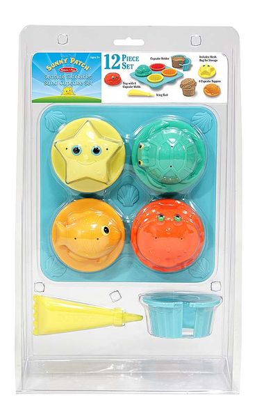 Melissa &amp; Doug Seaside Sidekicks Sand Cupcake Set