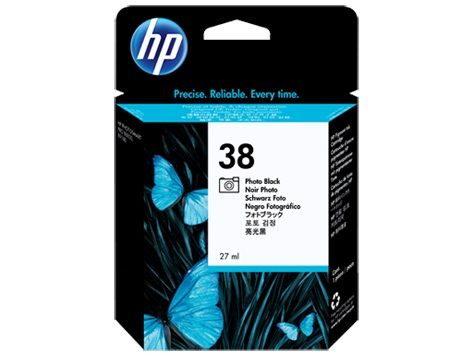 HP 38 Photo Black Pigment Original Ink Cartridge