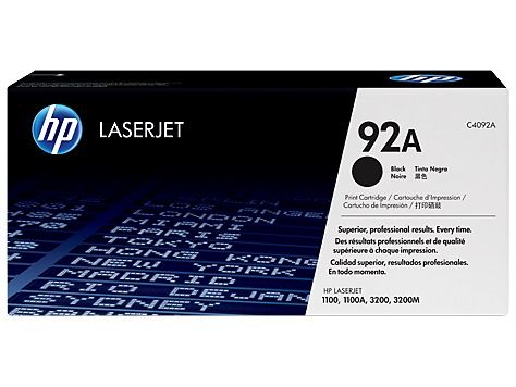 HP 92A Black Original LaserJet Toner Cartridge