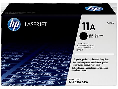 HP 11A Black LaserJet Toner Cartridge