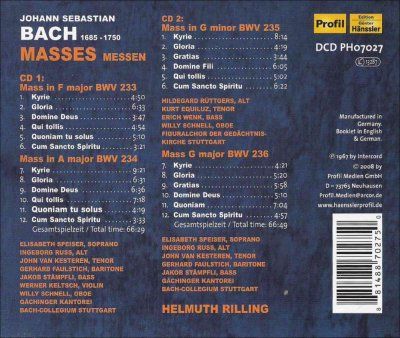 Bach:Masses - (Import CD)
