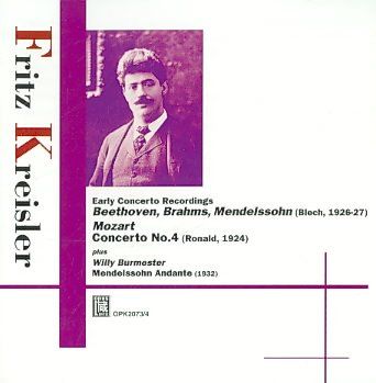 Kreisler Plays Beethoven Brahms Mend - (Import CD)