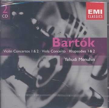 Menuhin, Yehudi/Dorati, Antal/Boulez, Pierre - Bartok: Violin Concerto Nos 1 &amp; 2 - (EMI Import CD)