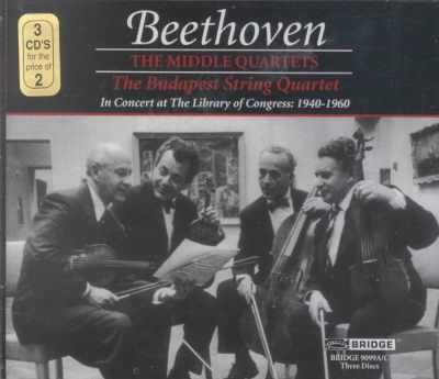 Beethoven:Middle Qts. 1940-1960 - (Import CD)