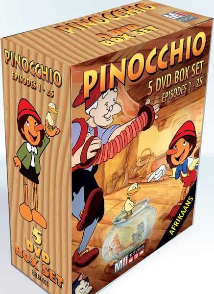 Pinocchio Afrikaans Boks Stel 1 (Episodes 1-25) (DVD)