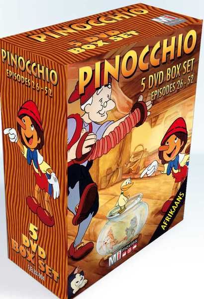 Pinocchio Afrikaans Boks Stel 2 (Episodes 26-52) (DVD)
