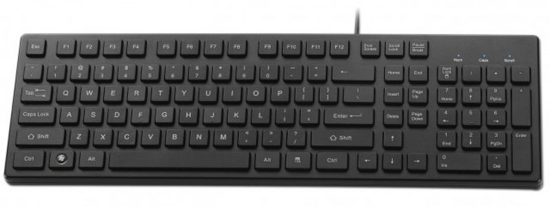 Mecer MK-U03BK USB Slim Keyboard - Black