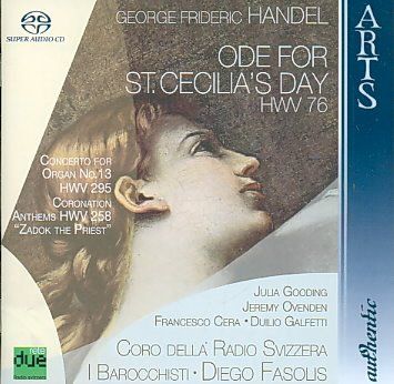 Handel:Ode for St. Cecilia's Day - (Import SACD)