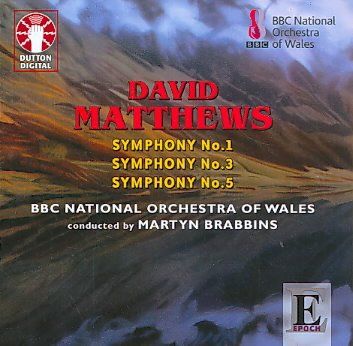 Matthews:Symphonies Nos 1 3 &amp; 5 - (Import CD)