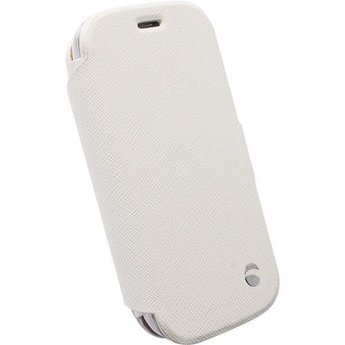 Krusell Malmo FlipWallet for Samsung S6/S6 Edge - White