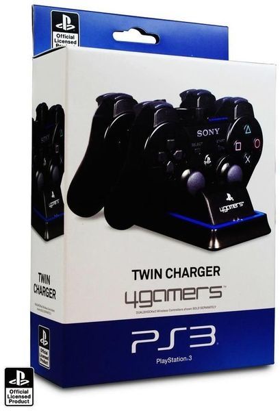 4Gamers Twin Controller Charging Dock (PS3)