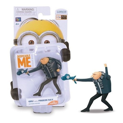 Despicable Me Minions Movie Young Gru With Freeze Gun 5 Deluxe Action  Figure Think Way - ToyWiz