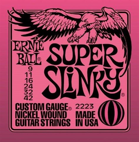 Ernie Ball 2223 Super Slinky Nickel Wound Set (09 - 42)