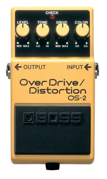 Boss OS-2 Overdrive Distortion Effects Pedal