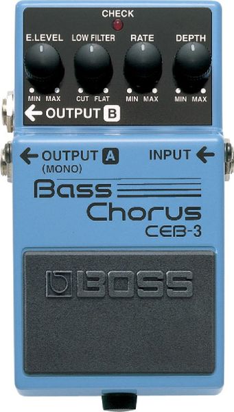 Boss CEB-3 Bass Stereo Chorus Effects Pedal