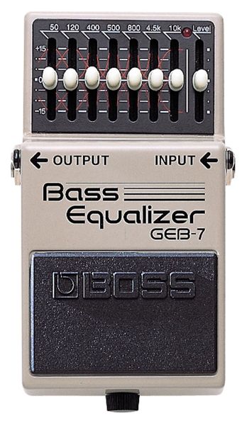 Boss GEB-7 7-Band Bass Graphic Equaliser Effects Pedal
