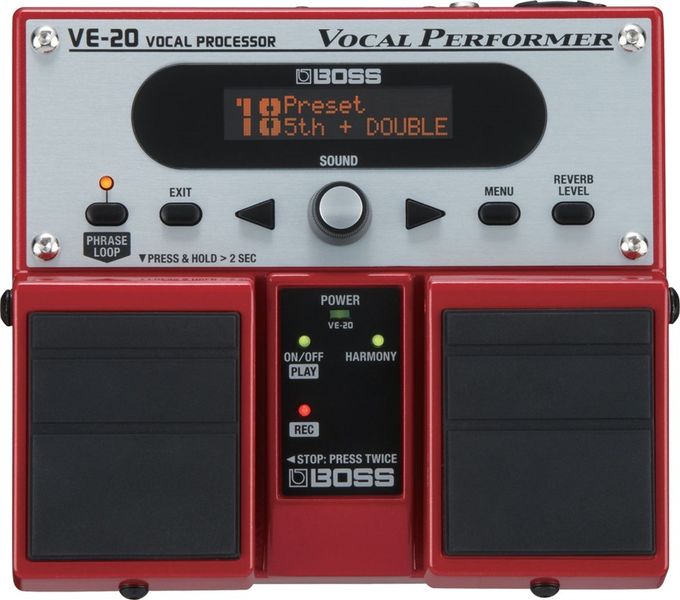 Boss VE-20 Voice Effects Processor Twin Pedal