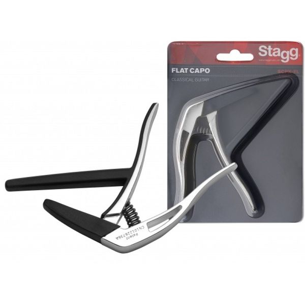 Stagg SCPXFL Flat Capo - Chrome