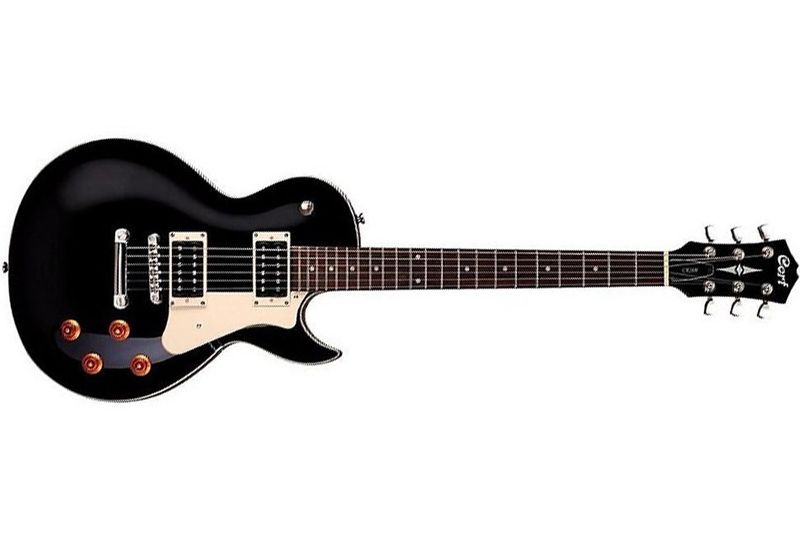 Cort CR100 BK Electric Guitar, Single-Cut - Black