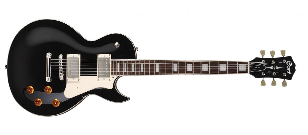 Cort CR200 BK Electric Guitar, SingleCut Black Buy Online in South