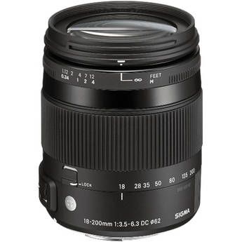 Sigma 18-200mm f/3.5-6.3 DC Macro OS HSM Contemporary Lens