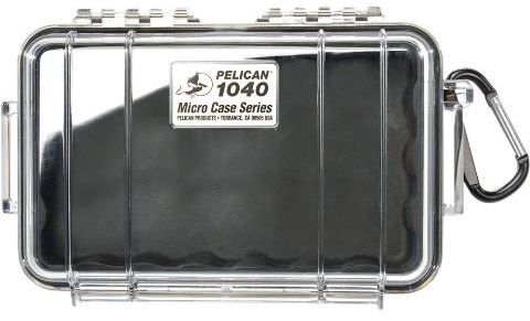 Pelican 1040 Micro Clear Case - Black