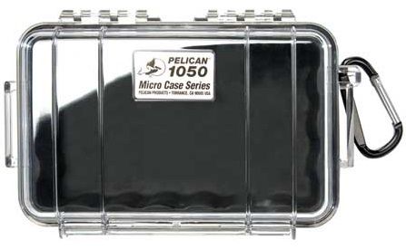 Pelican 1050 Clear Case - Black