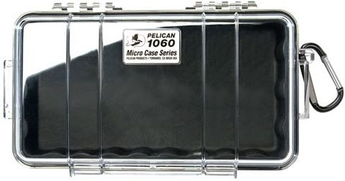 Pelican 1060 Clear Case - Black