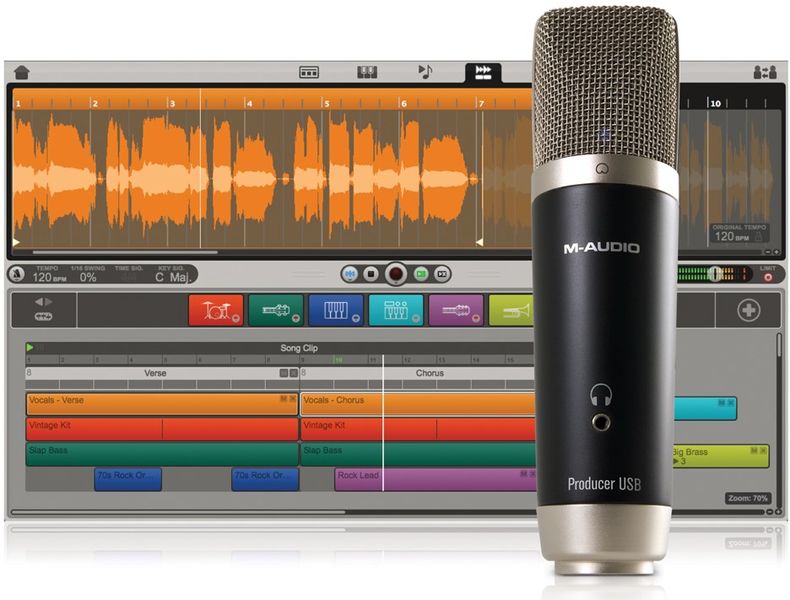 M-Audio Vocal Studio Digital Recording Bundle with Condenser Mic