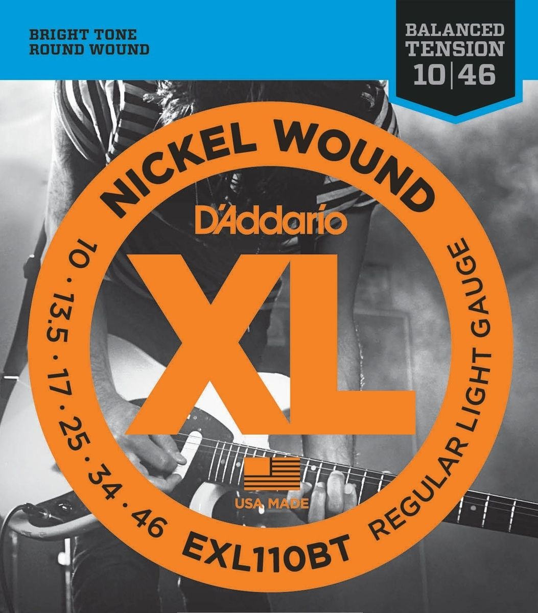D'Addario EXL110 Nickel Wound RegularLight Electric Guitar Strings (10