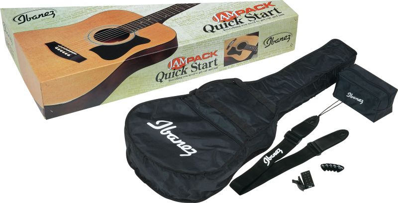 Ibanez V50NJP-VS Jampack Quick Start Acoustic Guitar Pack - Sunburst