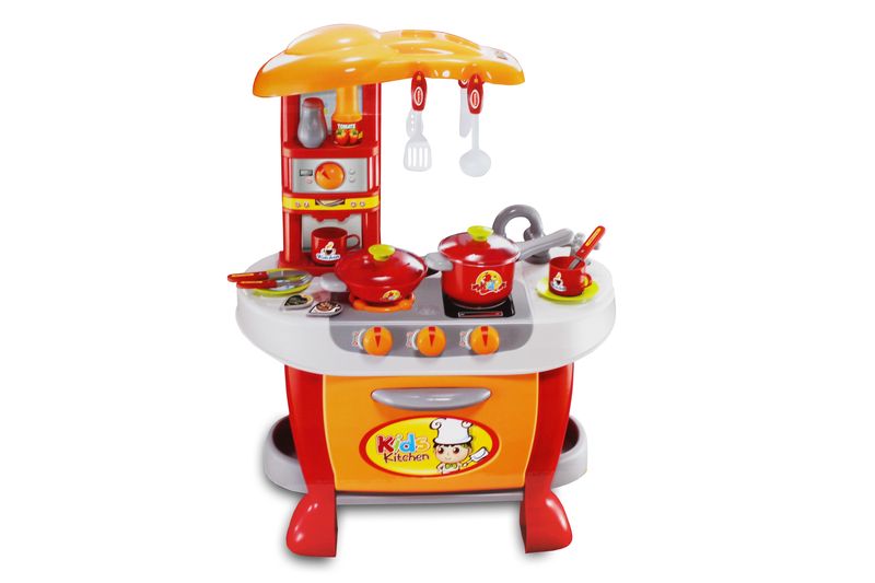 Kitchen Play Set - Stove Top - Orange