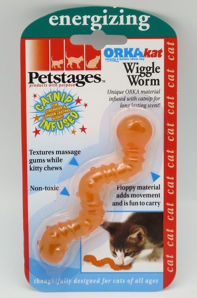 Petstages - Orkakat Wiggle Worm