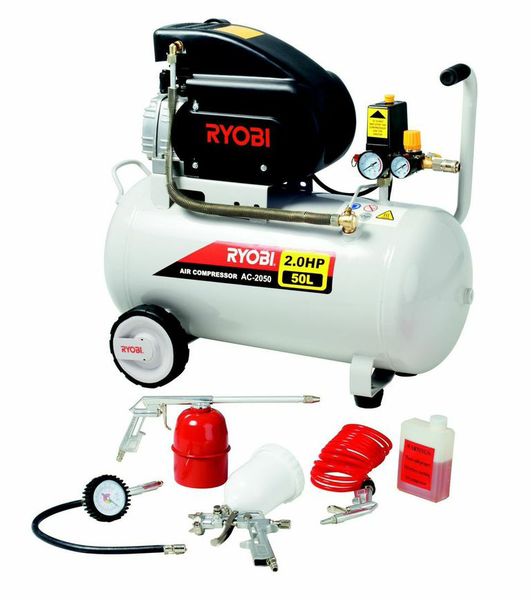 Ryobi - Air Compressor With Spray Gun Kit