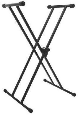 On Stage KS7191 Classic Double Brace X-Style Keyboard Stand