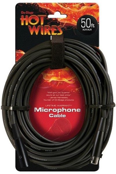 On Stage MC12-50 Hot Wires Microphone Cable - 15m