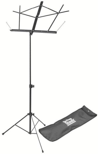 On Stage SM7122BB Compact Sheet Music Stand with Bag - Black