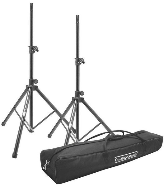 On Stage SSP7950 All-Aluminum Speaker Stand with Bag (Pair)