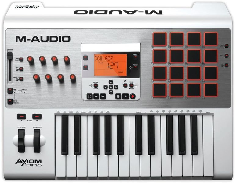 M-Audio AXIOMAIR25 Premium USB MIDI Controller and Pad Controller - 25 Key