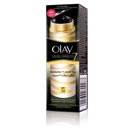 olay total effects serum and moisturiser