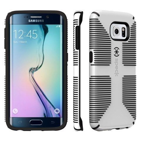 Speck Galaxy S6 Edge Candyshell Grip - White &amp; Black