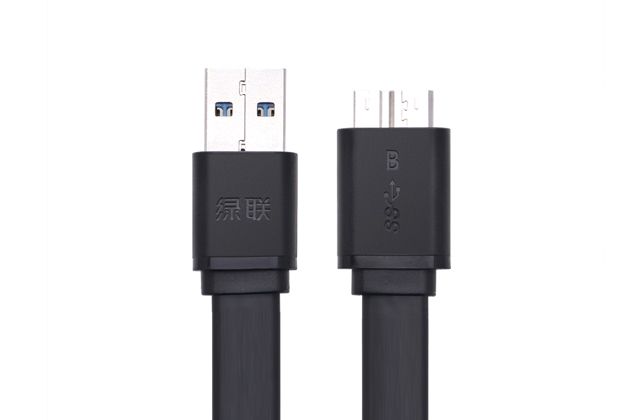 UGreen US130 USB 3.0 A Male to Micro B Flat Cable - 1m